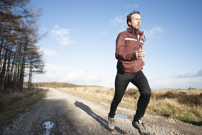 Runner reflecting after a race