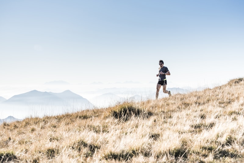 Runner heading out for a long run at dawn